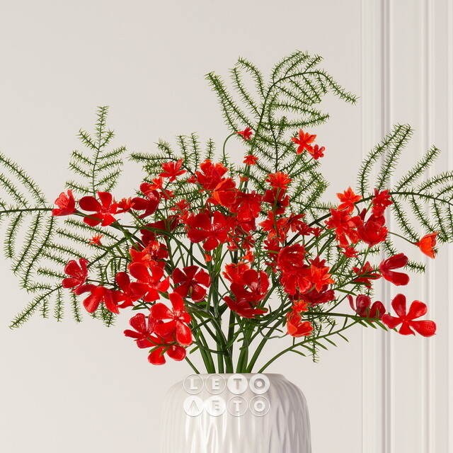 Искусственный букет Wild Flowers - Яркие капли 43 см Summer Deco