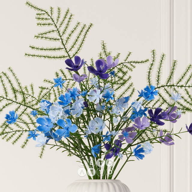 Искусственный букет Wild Flowers - Летний Вечер 43 см Summer Deco