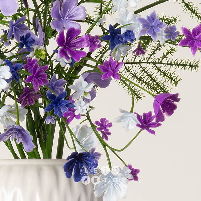 Искусственный букет Wild Flowers - Дыхание Августа 43 см Summer Deco