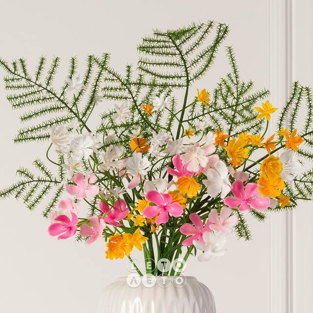 Искусственный букет Wild Flowers - Рассвет Красоты 43 см Summer Deco