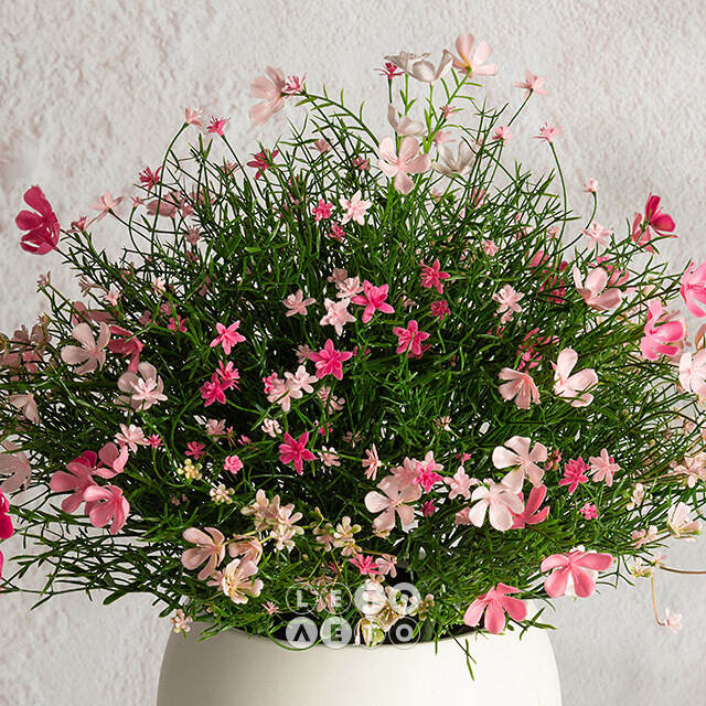 Искусственный цветок в горшке Ginosa 36 см, розовый Summer Deco