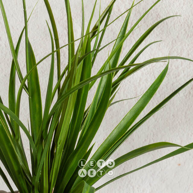 Искусственный цветок в горшке Таллинум 51 см красный Summer Deco