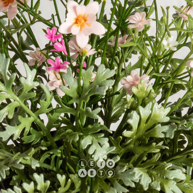 Искусственный цветок в горшке Meadow Flowers 26 см Summer Deco