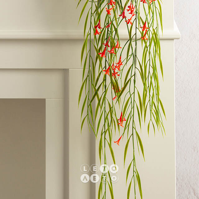 Подвесной искусственный цветок Pateley Bridge 69 см, красный Summer Deco