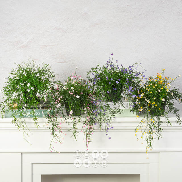 Подвесной искусственный цветок Midleton Stone 43 см, желтый Summer Deco