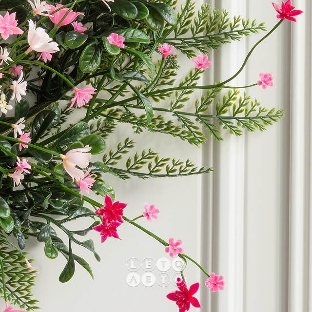 Венок декоративный Nairn - Цветочный Спектакль 41 см Summer Deco