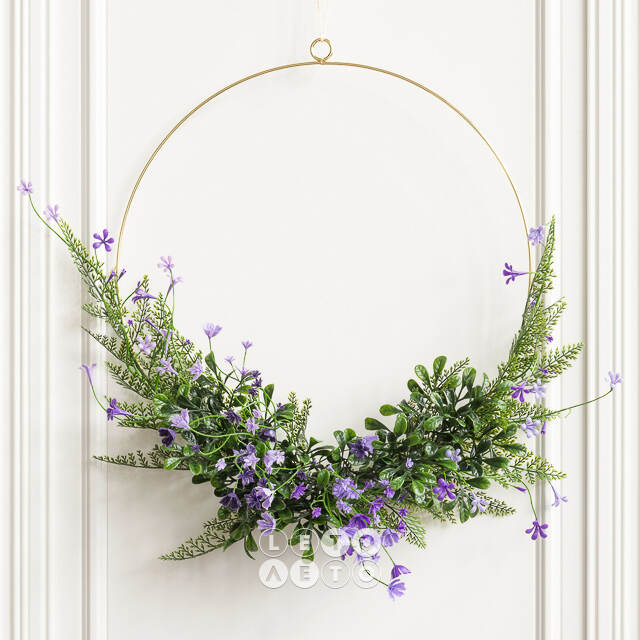 Венок декоративный Nairn - Цветочные Иллюзии 41 см Summer Deco