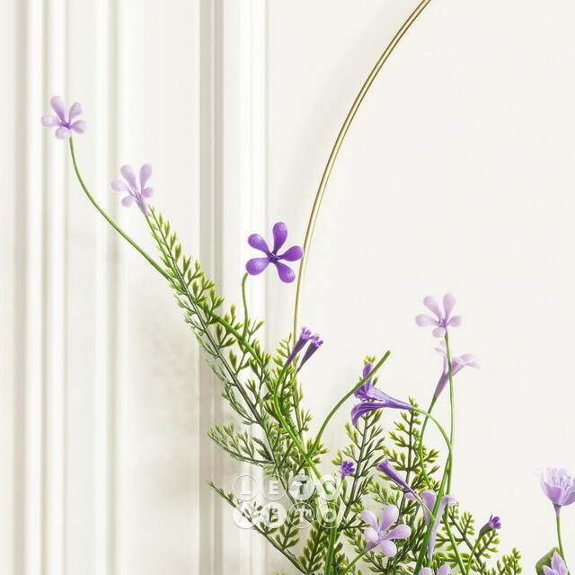Венок декоративный Nairn - Цветочные Иллюзии 41 см Summer Deco