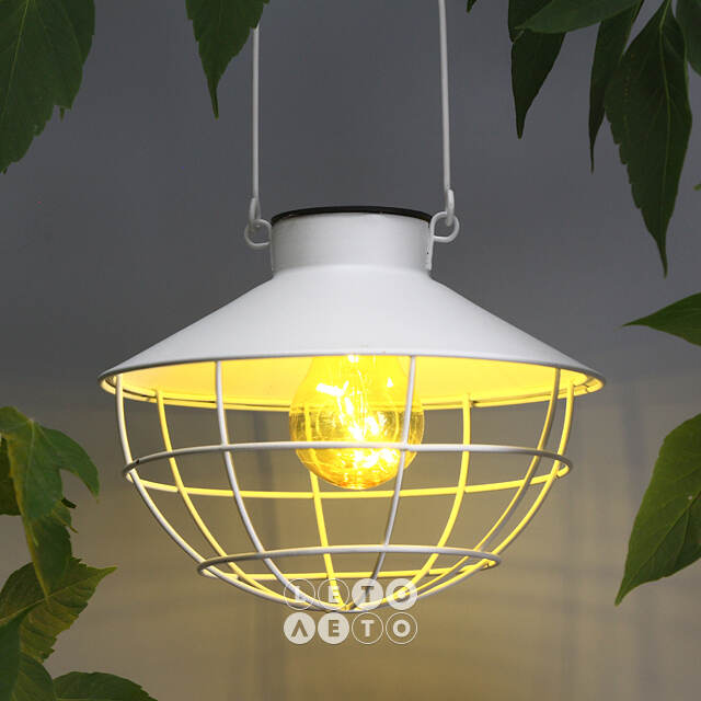 Подвесной светильник на солнечной батарее Solar Alton 22 см, IP44, белый Koopman