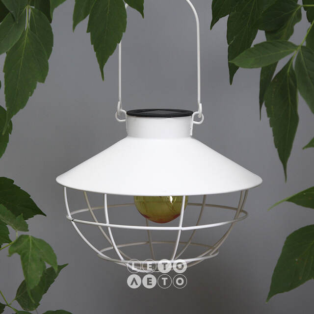 Подвесной светильник на солнечной батарее Solar Alton 22 см, IP44, белый Koopman