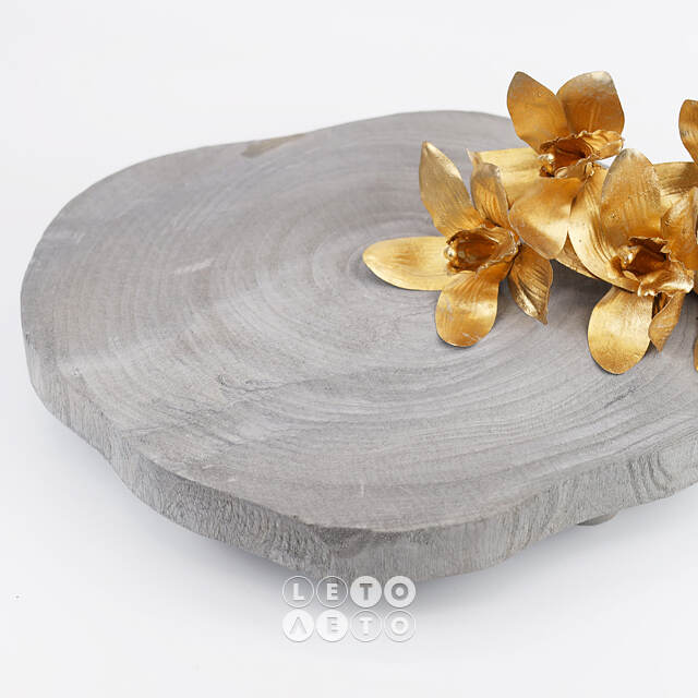 Деревянный поднос Paulownia 40 см Kaemingk