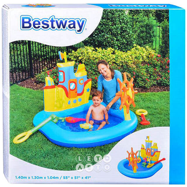 Игровой центр Корабль капитана Врунгеля 140*130*104 см Bestway