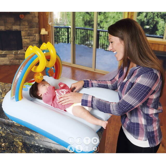 Надувной матрас для пеленания Baby Comfort 81*63*46 см Bestway