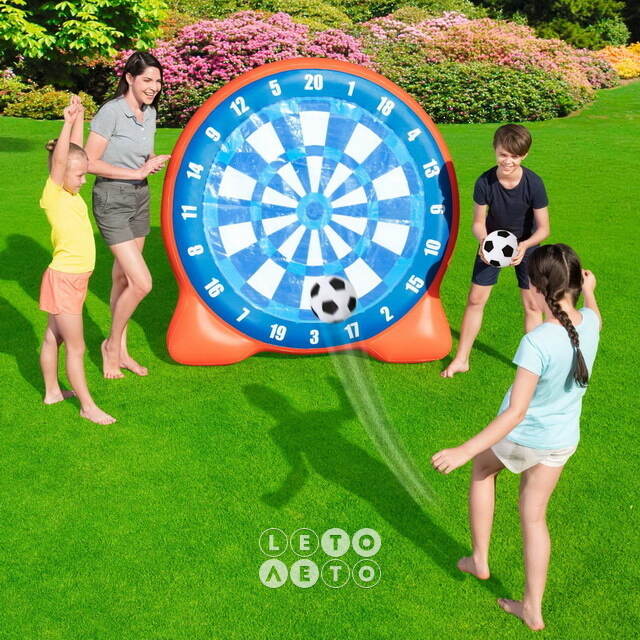 Надувной игровой центр с мячами Mega Dart Board 157*107 см Bestway