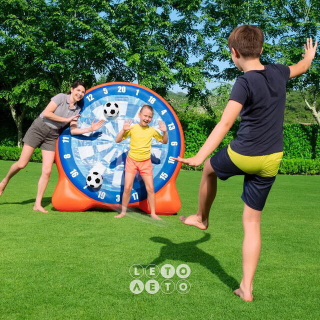Надувной игровой центр с мячами Mega Dart Board 157*107 см Bestway