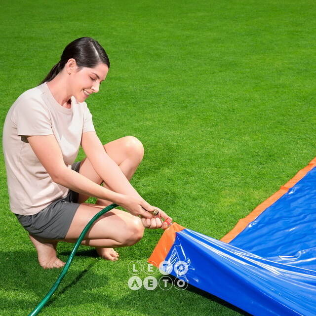 Водная дорожка для скольжения Quadruple Slide 488 см Bestway