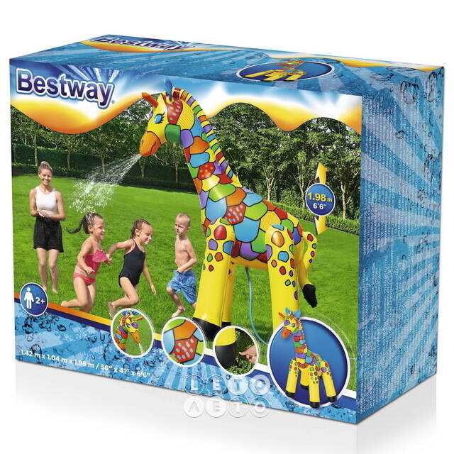 Надувная игрушка с фонтаном Жираф 198*142*104 см Bestway