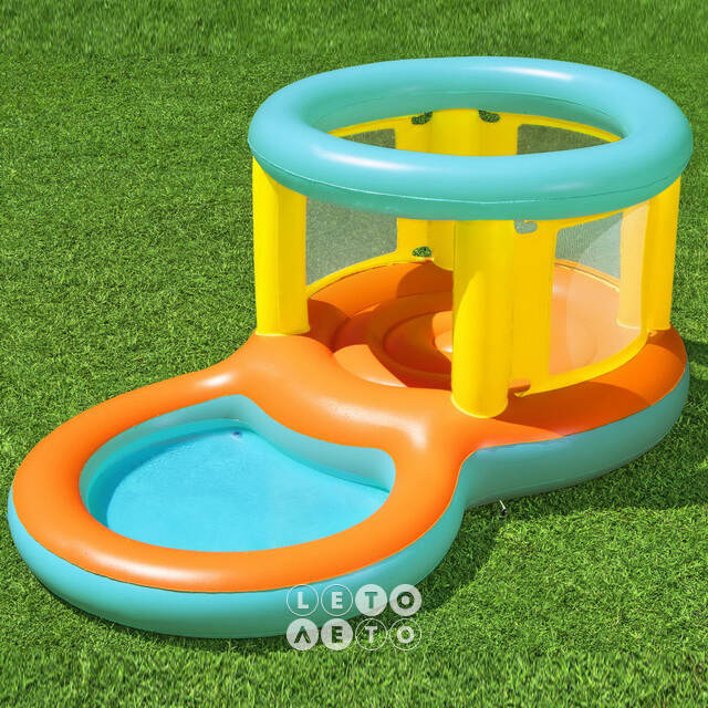 Водный игровой центр Aqua Jumper 239*142*102 см с батутом, клапан Bestway