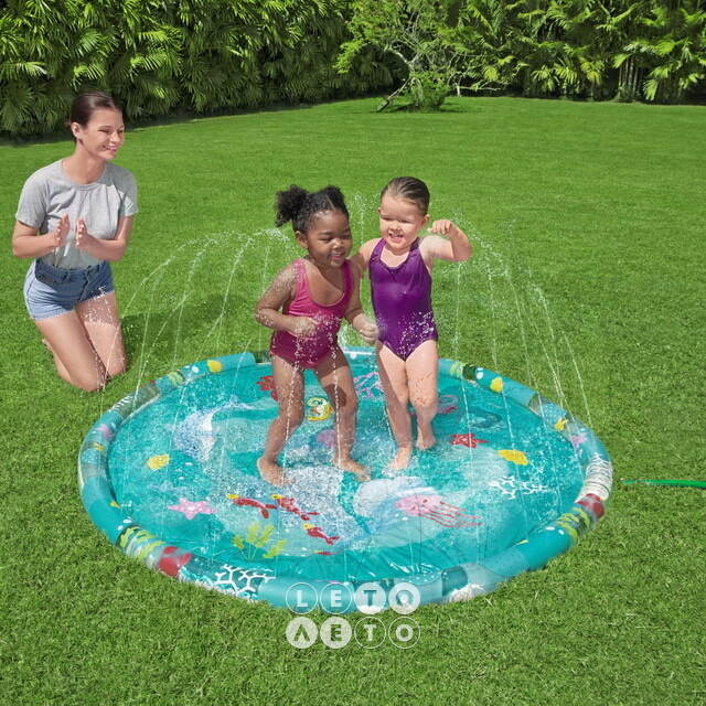 Детский бассейн с надувным дном Ocean Fun 165 см Bestway