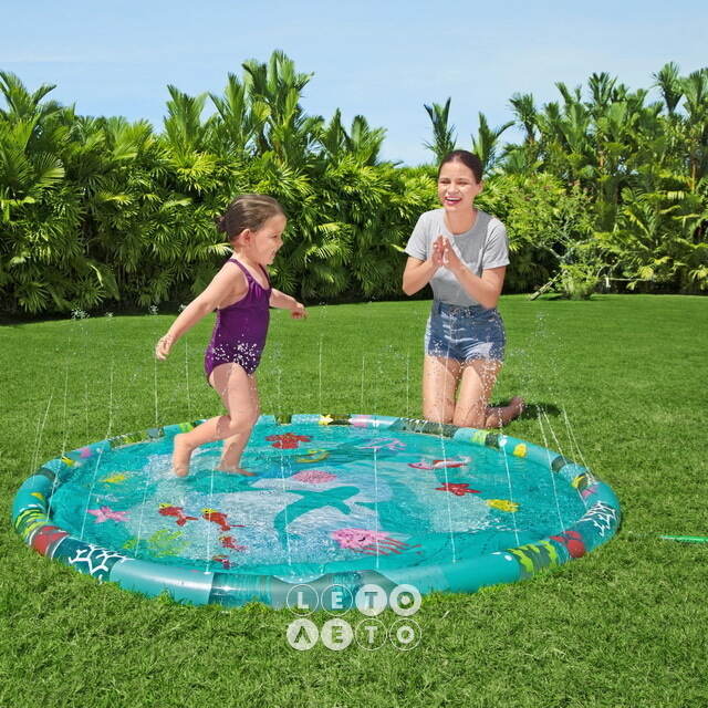 Детский бассейн с надувным дном Ocean Fun 165 см Bestway