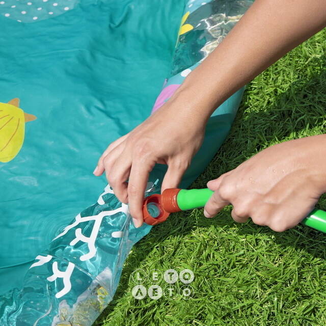 Детский бассейн с надувным дном Ocean Fun 165 см Bestway