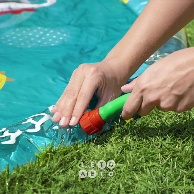 Детский бассейн с надувным дном Ocean Fun 165 см Bestway