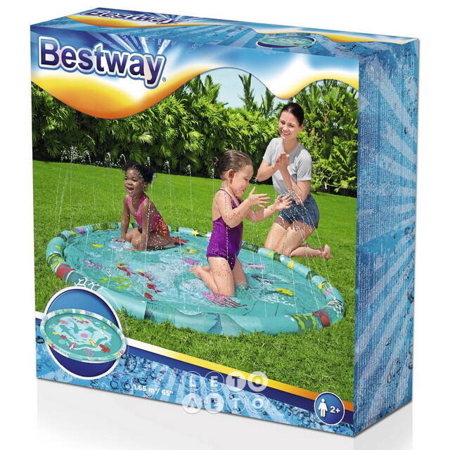 Детский бассейн с надувным дном Ocean Fun 165 см Bestway
