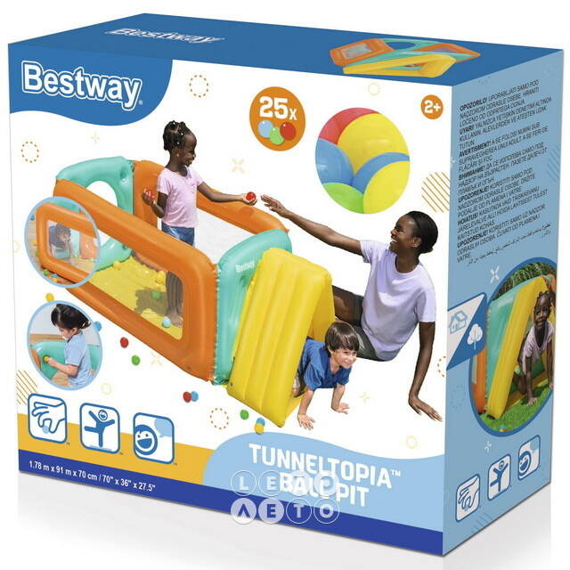 Игровой центр Tunneltopia с шариками 178*91 см Bestway