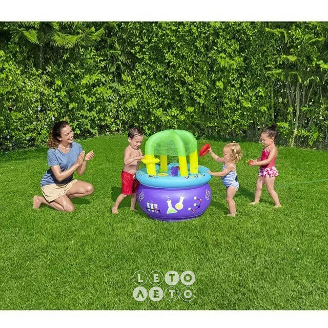 Надувной игровой центр Водный столик 86*76 см, с разбрызгивателем Bestway