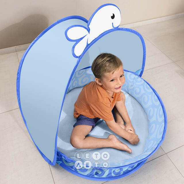 Детский каркасный бассейн с навесом Pop-Up Splash 78*68 см Bestway