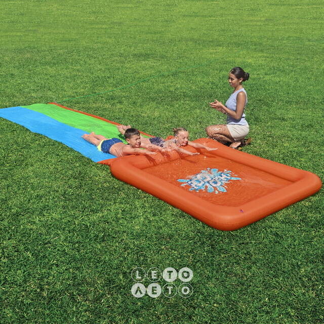 Водная дорожка для скольжения Super Splash - Double Slide 531 см Bestway