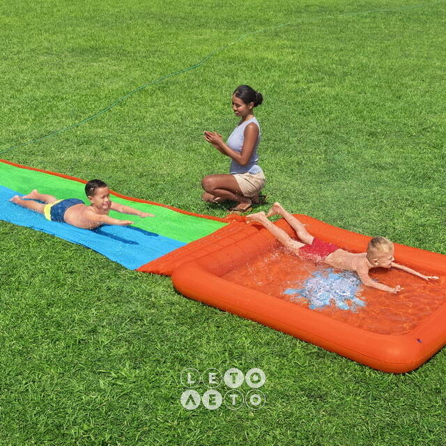 Водная дорожка для скольжения Super Splash - Double Slide 531 см Bestway