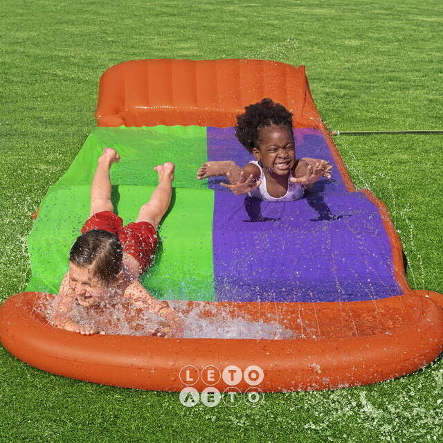 Водная дорожка для скольжения Splash Coaster - Double Slide 488 см Bestway