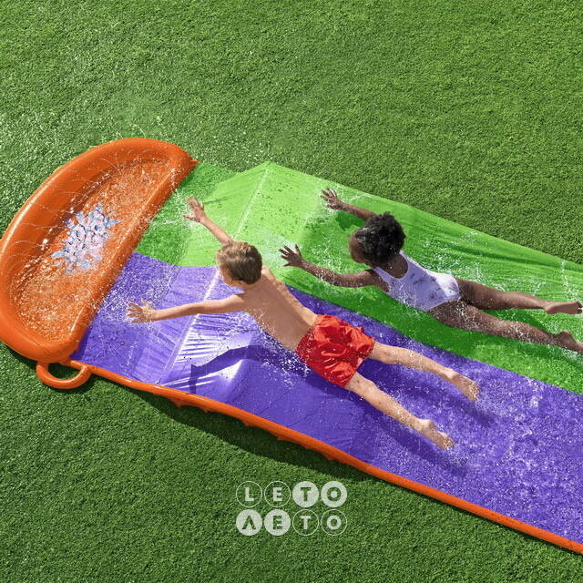 Водная дорожка для скольжения Splash Coaster - Double Slide 488 см Bestway