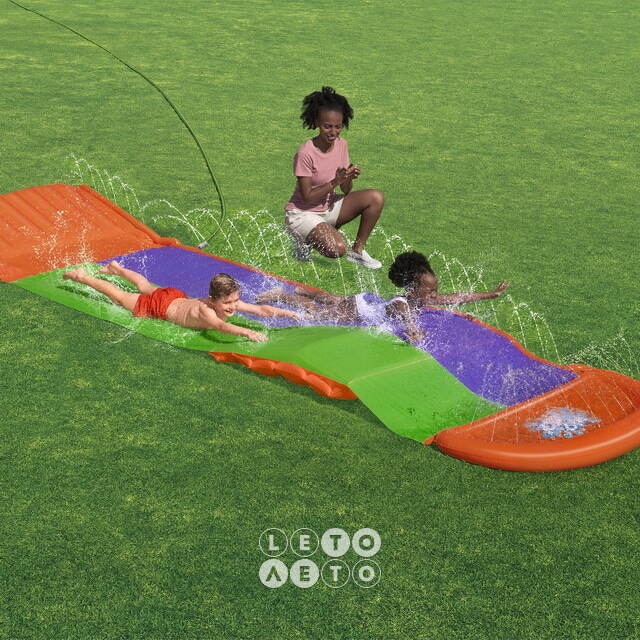 Водная дорожка для скольжения Splash Coaster - Double Slide 488 см Bestway