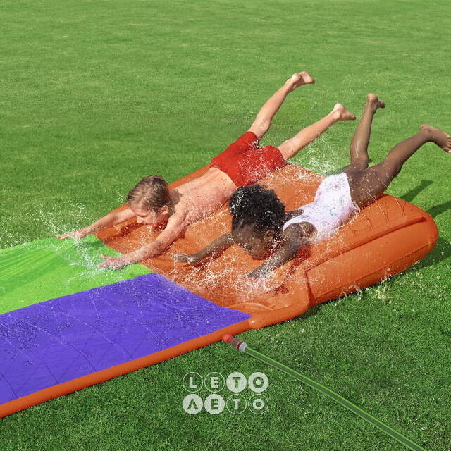 Водная дорожка для скольжения Splash Coaster - Double Slide 488 см Bestway