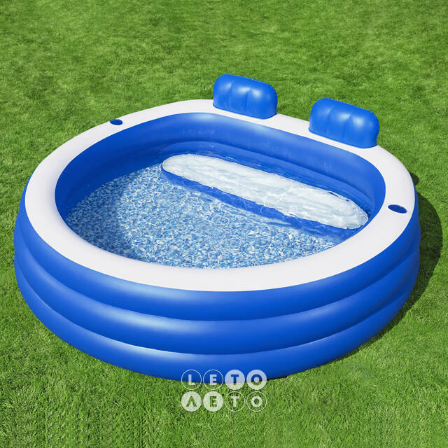 Надувной бассейн Семейный - Splash Paradise 231*219 см, клапан Bestway