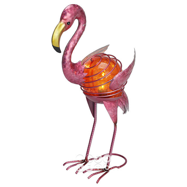 Садовый светильник на солнечной батарее Solar Flamingo 34 см Koopman