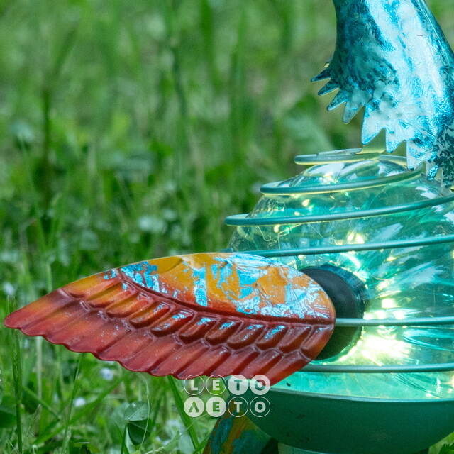 Садовый светильник на солнечной батарее Solar Pelican 34 см Koopman