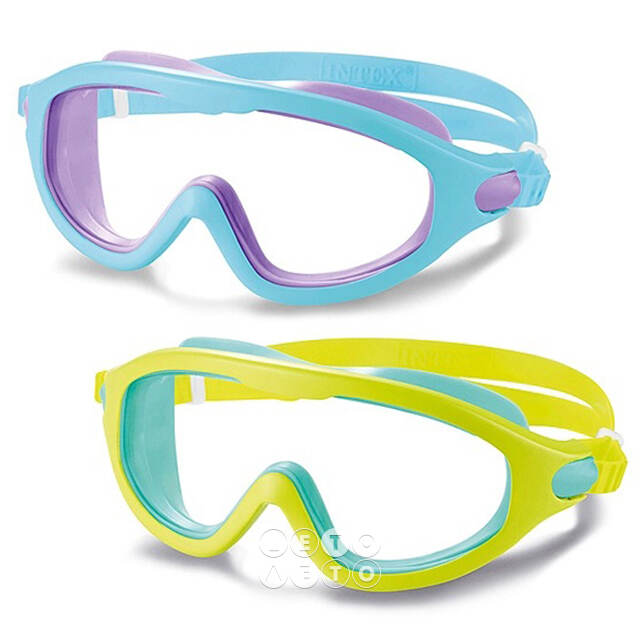 Маска для снорклинга Sea Scan, 2 шт, 3-8 лет INTEX