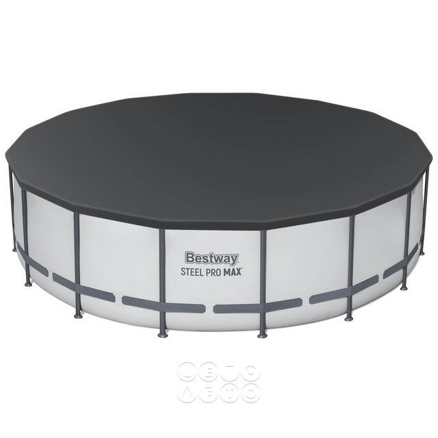 Каркасный бассейн 5612Z Bestway Steel Pro Max 488*122 см, фильтр-насос, аксессуары Bestway