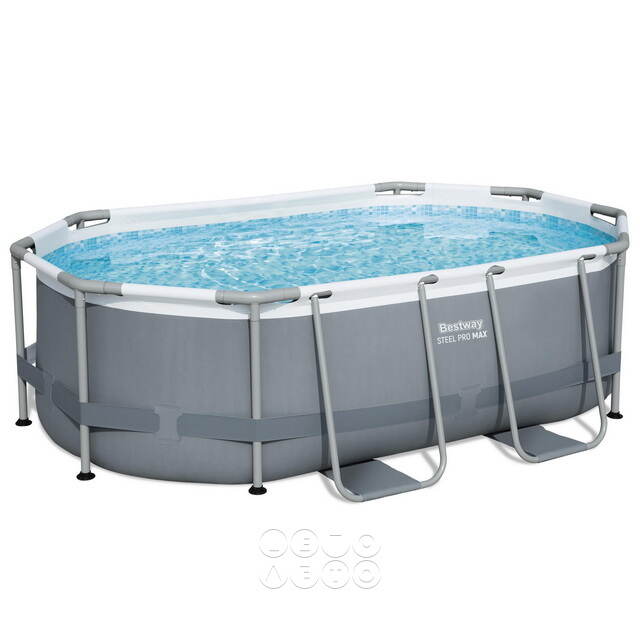 Каркасный овальный бассейн Bestway Steel Pro Max 305*200*84 см, фильтр-насос, дозатор Bestway