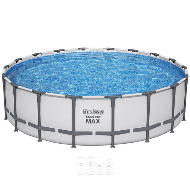 Каркасный бассейн 561FM Bestway Steel Pro Max 610*132 см, фильтр-насос, аксессуары Bestway