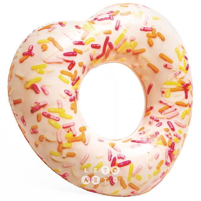 Надувной круг Donat Heart 94*89 см INTEX