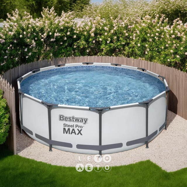 Каркасный бассейн Bestway Steel Pro Max 366*100 см, фильтр-насос Bestway