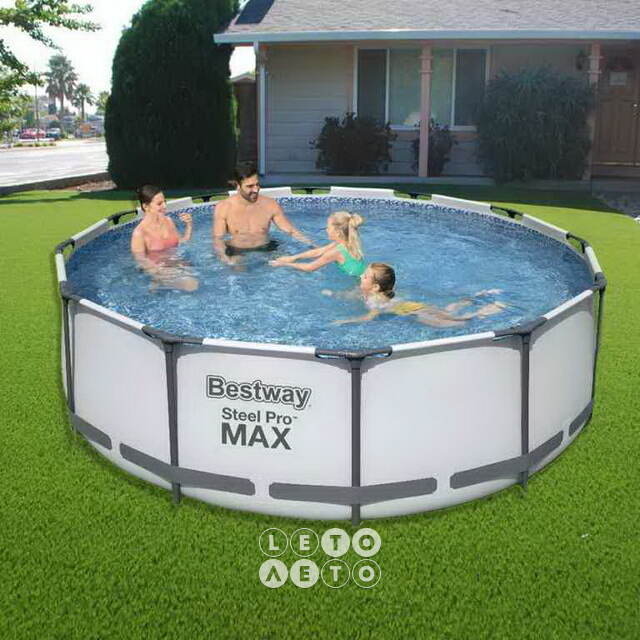 Каркасный бассейн Bestway Steel Pro Max 366*100 см, фильтр-насос Bestway