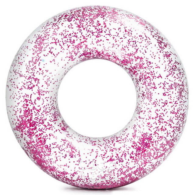 Надувной круг Pink Shiny 107*27 см INTEX