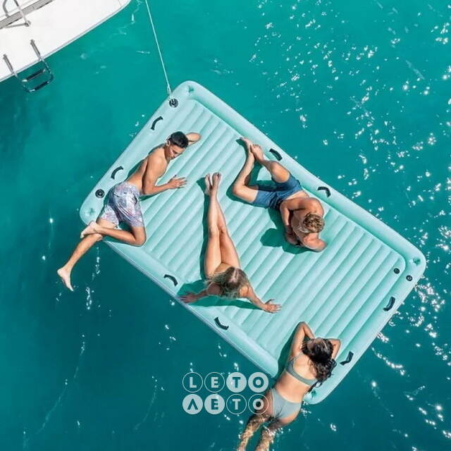 Большой матрас для плавания Water Lounge 310*183 см INTEX