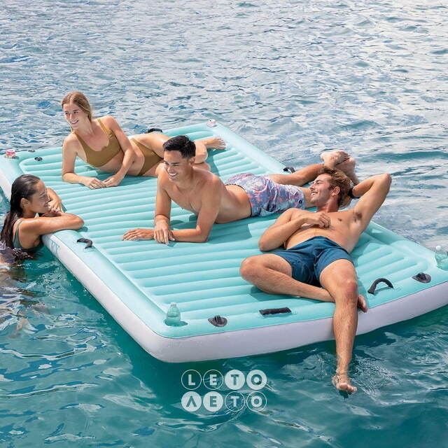 Большой матрас для плавания Water Lounge 310*183 см INTEX