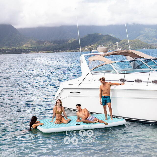 Большой матрас для плавания Water Lounge 310*183 см INTEX
